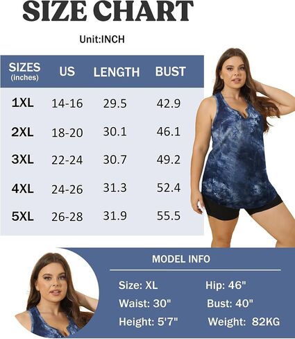 FOREYOND Women' s Plus Size Tank Tops Workout Loose Fit Athletic Tops V Neck Racerback Yoga Gym Shirts Casual Summer in Saudi Arabia
