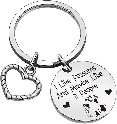 Possums Mom Jewelry Opossum Jewelry Best Friend Keychain Daughter Gift Possums Inspired Gift in Saudi Arabia