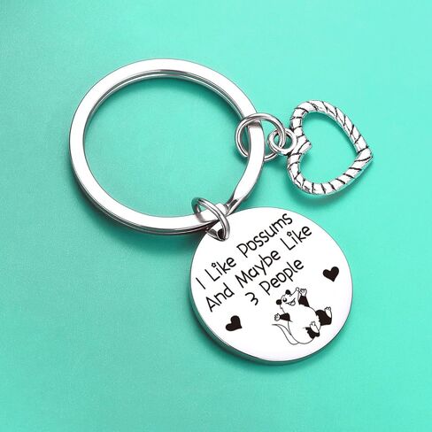 Possums Mom Jewelry Opossum Jewelry Best Friend Keychain Daughter Gift Possums Inspired Gift in Saudi Arabia