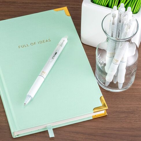PILOT FriXion Design Collection Erasable Pens, Extra Fine Point, White Barrel, Black Ink, 14 Count (12885) in Saudi Arabia