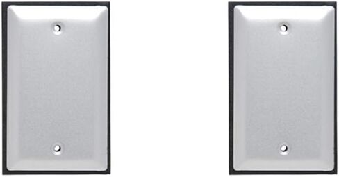 غطاء خارجي مقاوم للطقس من Legrand Pass & Seymour WPB1 مع حشية ومسامير، عصابة واحدة، غطاء فارغ، ألومنيوم مصقول (عدد واحد) in Kuwait
