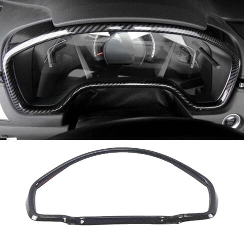 Automotive Dashboard Instrument Panel Dial Cover Frame ABS Carbon Fiber Inner Decorative Moulding Trim Accessories For Honda CRV 2017 2018 2019 2020 2021 2022 in Saudi Arabia