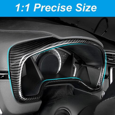 Automotive Dashboard Instrument Panel Dial Cover Frame ABS Carbon Fiber Inner Decorative Moulding Trim Accessories For Honda CRV 2017 2018 2019 2020 2021 2022 in Saudi Arabia