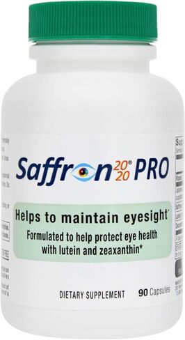 Saffron 2020-PRO Supplement with Saffron, Resveratrol, Zeaxanthin and Lutein- 90 Vegetarian Capsules in Saudi Arabia