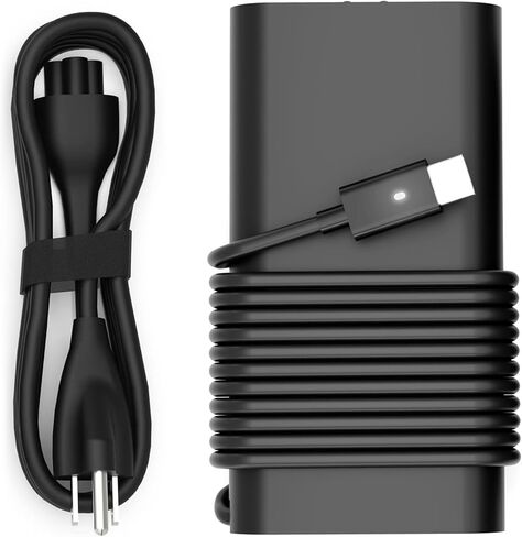 محول طاقة شاحن الكمبيوتر المحمول USB C نوع C 90 وات لأجهزة Dell XPS، LA90PM170 DA90PM170 DA65NM170، Latitude 3400 3500 5400 5289 5300 7400 7300 7390 7200 in Kuwait