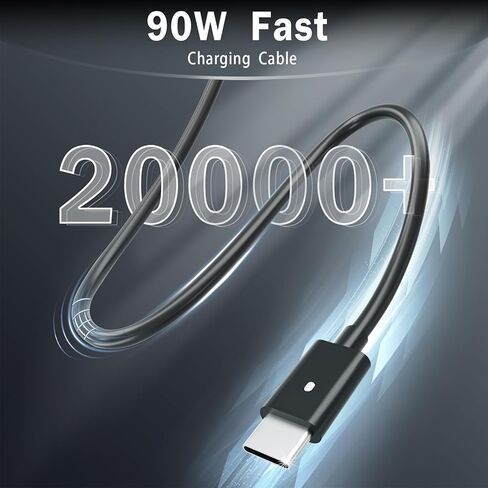 محول طاقة شاحن الكمبيوتر المحمول USB C نوع C 90 وات لأجهزة Dell XPS، LA90PM170 DA90PM170 DA65NM170، Latitude 3400 3500 5400 5289 5300 7400 7300 7390 7200 in Kuwait