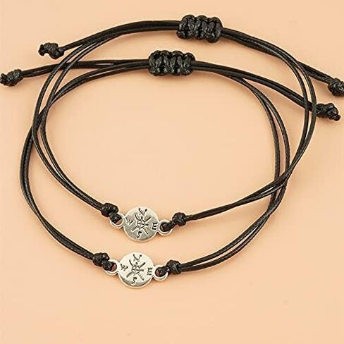 COLORFUL BLING Graduation Gifts Compass Heart Star Friendship Bracelet Class of 2021 College Graduation Presents for Classmates Bestie Sister bro in Saudi Arabia