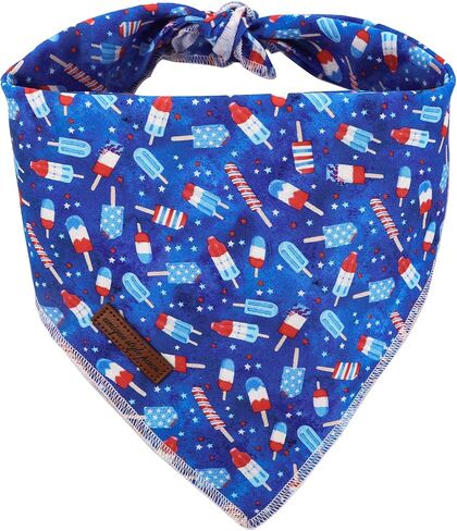 Unique style paws Independence Day Flag Dog Collar, Best for Small Medium Large Boys Girls Dogs in Saudi Arabia