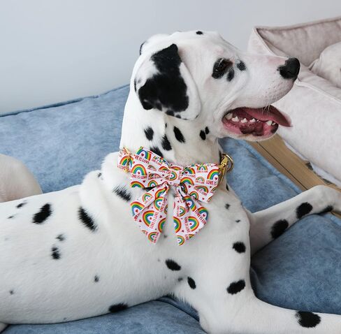 Unique style paws Independence Day Flag Dog Collar, Best for Small Medium Large Boys Girls Dogs in Saudi Arabia
