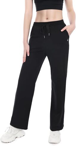 Orolay Women's Casual Joggers Pants Straight Leg Sweatpants High Waisted Comfy Sports Trousers in Saudi Arabia