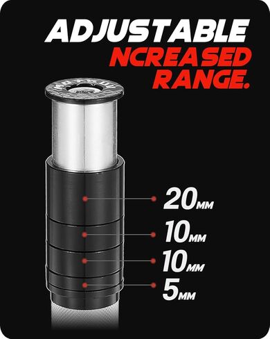 موسع جذع شوكة الدراجة، رافعة جذعية للدراجة، رافعة رأس لمقود الدراجة، شوكة مدمجة مخفية من الألومنيوم الخفيف للغاية للجبال، دراجة الطريق، MTB in Kuwait