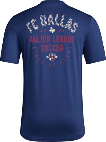 adidas Men's Fc Dallas Short Sleeve Pre-Game T-Shirt in Saudi Arabia
