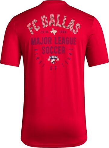 adidas Men's Fc Dallas Short Sleeve Pre-Game T-Shirt in Saudi Arabia