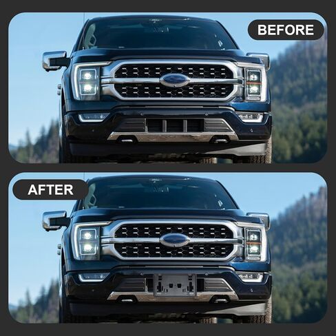 Compatible for Front License Plate Bracket Frame Holder 2021 2022 2023 Ford F150 2.7L, 3.0L, 3.5L V6 ML3Z-17A385-BB in Saudi Arabia