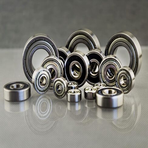 uxcell 6800ZZ Deep Groove Ball Bearing Double Shield 6800-2Z 1080800, 10mm x 19mm x 5mm Carbon Steel Bearings (Pack of 8) in Saudi Arabia