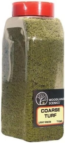 اجعل حزمة يومك، هزازات العشب الخشن من Woodland Scenics - أخضر فاتح وأخضر متوسط ​​مع إسمنت خلاب، وبخاخ ذو مناظر طبيعية خلابة، وفرش طلاء MYD in Kuwait