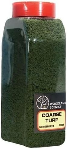 اجعل حزمة يومك، هزازات العشب الخشن من Woodland Scenics - أخضر فاتح وأخضر متوسط ​​مع إسمنت خلاب، وبخاخ ذو مناظر طبيعية خلابة، وفرش طلاء MYD in Kuwait