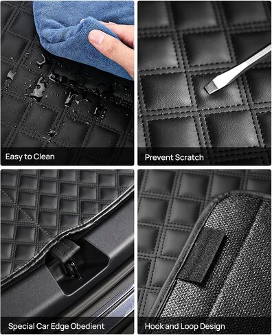 JOYTUTUS Trunk Mat Cargo Liner for Dog Compatible with Model Y, Waterproof Dog Car Seat Covers Protector All-Weather Pet Rear Trunk Cover fits Model Y 2022 2021 2020-5 Seater (Not fit 2023) in Saudi Arabia