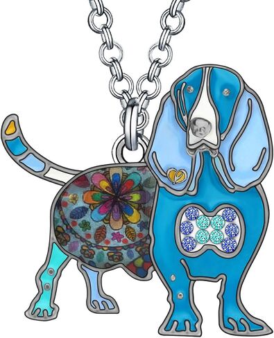 Enamel Alloy Cute Dog Breeds Necklace Puppy Pendant Pets Jewelry Dog Gifts for Women Charms Decor in Saudi Arabia