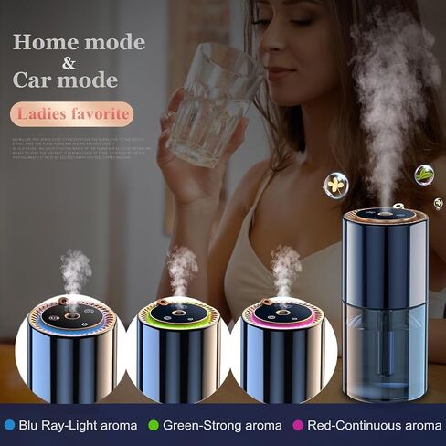 معطر هواء السيارة، رذاذ الزيوت العطرية، موزع روائح السيارة مع جهاز عرض على شكل نجمة وإضاءة مزاجية محيطة باللهب، تركيز قابل للتعديل، تشغيل/إيقاف تلقائي (كولونيا)......، المحيط in Kuwait