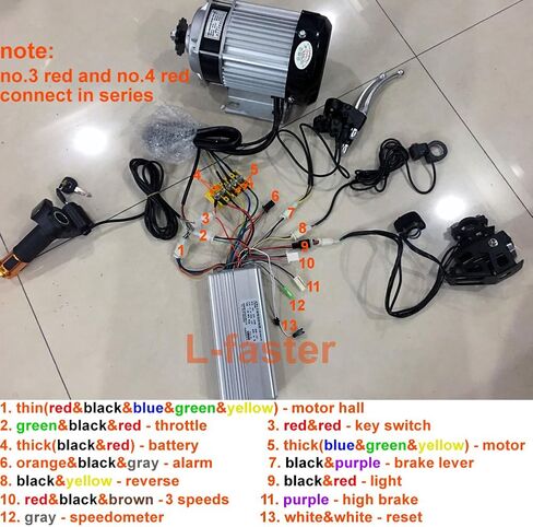 48V 750W BRUSHLESS Motor Tricycle Rickshaw Motor KIT 750W BRUSHLESS Motor KIT for Three Wheel Bike in Kuwait