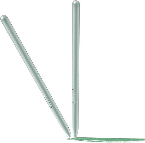 قلم بديل من قطعتين من أقلام Tab S7 FE S لجهاز Samsung Galaxy Tab S7/Tab S7 FE، EJ-PT730، مستشعر الضغط 4096، بدون بلوتوث (أخضر) in Kuwait