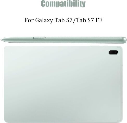 قلم بديل من قطعتين من أقلام Tab S7 FE S لجهاز Samsung Galaxy Tab S7/Tab S7 FE، EJ-PT730، مستشعر الضغط 4096، بدون بلوتوث (أخضر) in Kuwait
