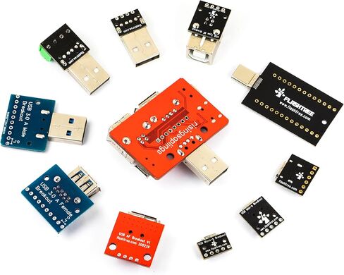 11 قطعة مجموعة لوحة القطع USB من النوع A B Type-C Mini Micro ولوحة القطع 6 في 1 in Saudi Arabia