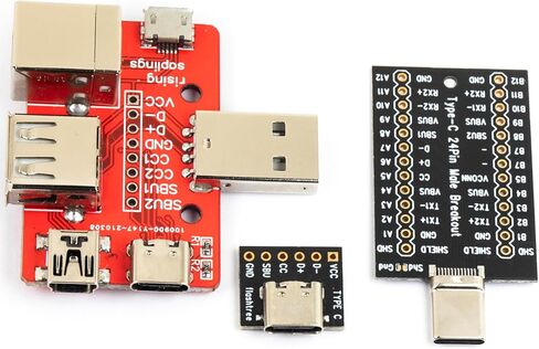 11 قطعة مجموعة لوحة القطع USB من النوع A B Type-C Mini Micro ولوحة القطع 6 في 1 in Saudi Arabia