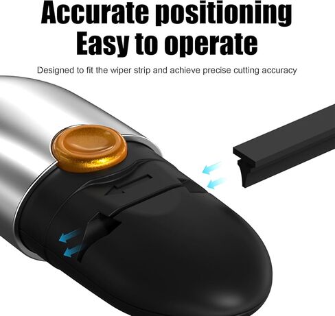 قطعة واحدة من جهاز إصلاح ممسحة السيارة، أداة تنظيف الشريط المطاطي المحمولة، جهاز إصلاح شفرة مكشطة بدون عظم، مناسب لمعظم السيارات (رمادي فضي) in Kuwait
