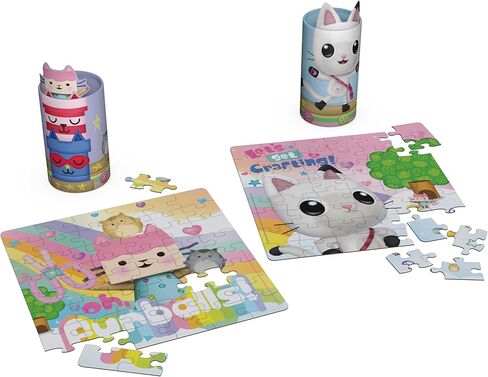 مجموعة هدايا مجموعة ألعاب بيت الدمى 3 من غابي، بطاقات لعب دومينو جامبو منبثقة، ألعاب بيت الدمى غابي للأطفال، لمرحلة ما قبل المدرسة من سن 4 سنوات فما فوق in Kuwait