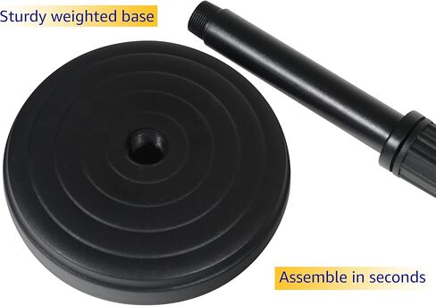 Trademark Innovations Adjustable Microphone Stand, Microphone Stand Desk, Table Top Mic Stand, Podium Mic Stand in Saudi Arabia