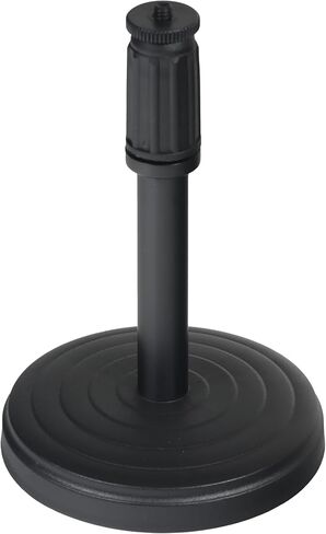 Trademark Innovations Adjustable Microphone Stand, Microphone Stand Desk, Table Top Mic Stand, Podium Mic Stand in Saudi Arabia