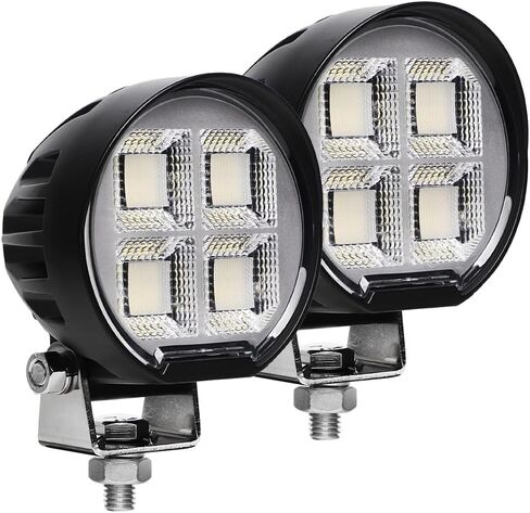 EXZEIT 160W Ditch Light 16000 Lms Flood Led Pods، متوافق مع ضوء الطرق الوعرة، أضواء القيادة الخفيفة الوفير ضوء الخندق لسيارة جيب، فورد، تويوتا، جي إم سي، شاحنة جرار سيارة ATV UTV، 12V / 24V in Kuwait