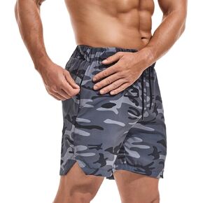 KOTENKO Men's 2 Pack Running Shorts Gym Short Pants Bodybuilding Quick Dry Jogger Sport Shorts Workout Casual Trouers