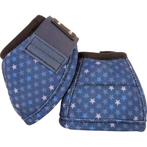 Classic Equine Dyno Turn Bell Boots, Sparkler Color, Medium Size