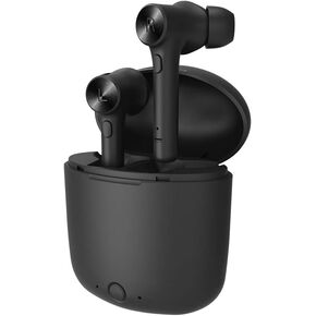 Bluedio Wireless Headphones with Face Recognition Feature, True Wireless Earbuds Bluetooth V5.0 Wireless Earphones Sports Running Headset with Charging Case Built-in Mic (Hurricane-HI Black)