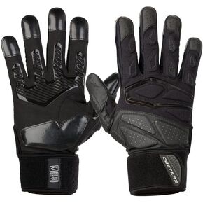 CUTTERS Force 5.0 Padded Football Gloves for Lineman. Extra Grip. Adults