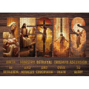 Christian Puzzles for Adults 1000 Pieces, Jesus Christ Puzzle Jigsaw Puzzles Easter Puzzle, Religious Spiritual Bible Puzzle as Family Decor
