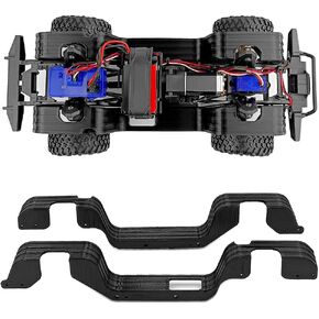 RCHUBAM Carbon Fiber Fender Inner Fenders Mudguard for 1/18 TRX4M Defender RC Crawler Car