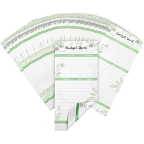 Paper Junkie Budget Planner Sheets for Cash Envelopes and A6 Binder, Expense Money Tracker (6.5 x 3.12 Inches) - Pack of 120