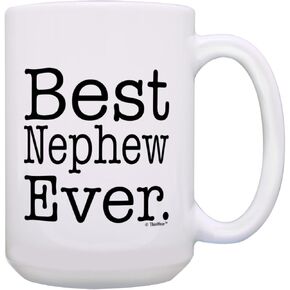 Gift for Nephew Best Nephew Ever Gift Coffee Mug Tea Cup White