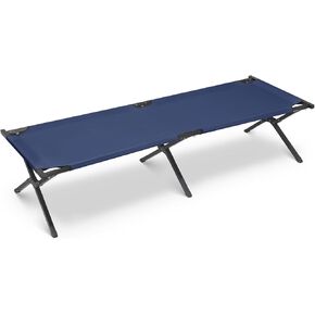 MoNiBloom Folding Camping Cot Portable Fold up Cots with Carry Bag for Sleeping Lounging Office/Home Nap Outdoor Travel, 660lbs (Max Load), Blue