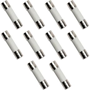 Fielect 5Pcs 250V 15Amp Fast Acting Ceramic Fuses 5mm x 20mm Ceramic Tube Fuses Fast Blow Ceramic Fuses