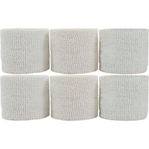 Powerflex 2" Stretch Athletic Tape - 6 Rolls, White
