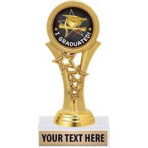 Crown Awards Graduation Trophies, 5 1/2" Starbeam Kids Graduation Trophy, Engraving Included Prime
