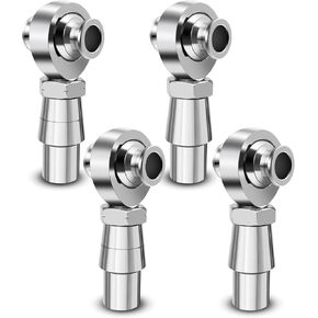 2 Set 3/4" Heim Joint Rod End Kit, Left and Right Hand Thread Heim Joint, 2 Link 750" Chromoly Joints and Panhard Rod End Kit for Steering and Suspension Traction Bars Steering Joints