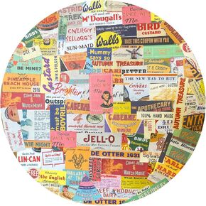 BLEDS 500 Pieces Vintage Scrapbooking Stickers, Decorative Retro Journaling Stickers Aesthetic Ancient Stickers for Junk Journal Planner Craft Collage Bullet Notebook Laptop Bottle Decor