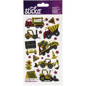 Sticko Construction Zone Sticker