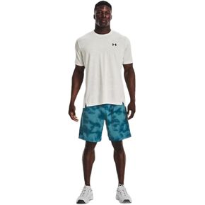 Under Armour Men's UA Tech Printed Loose Fit 10" Shorts Small Blue